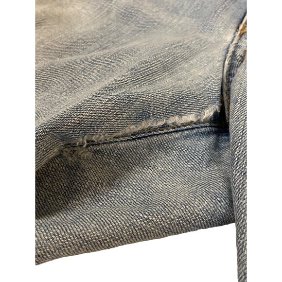 AG Jeans Fillmore Straight Leg Jeans Blue Size 33 x 34 Distressed Classic Casual - Picture 6 of 16